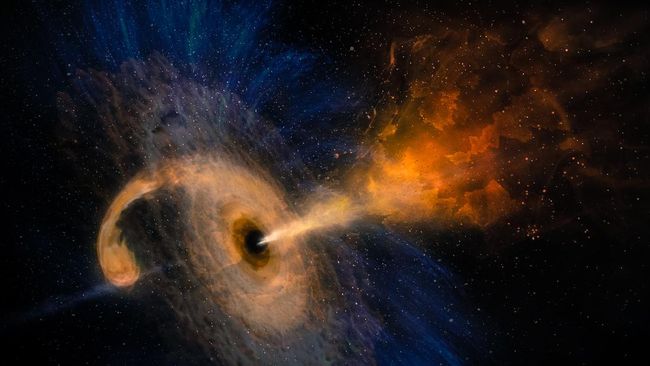 Lubang hitam punya banyak kebiasaan misterius, salah satunya memuntahkan bintang yang pernah dilahap bertahun-tahun sebelumnya.