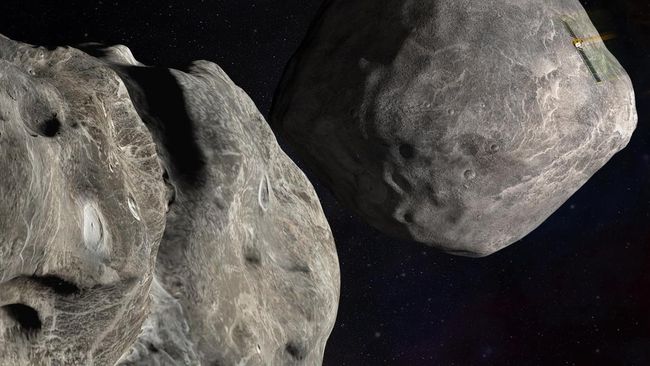Meski menabrak asteroid Dimorphos, misi DART NASA turut mengubah orbit asteroid yang diputari korban tabrakan, Dydimos. Kok bisa?