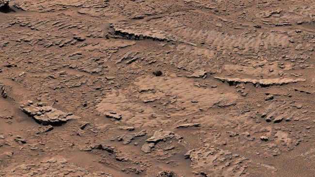 Wahana Curiosity menemukan bukti konkrit adanya danau purba di Mars. Bentuknya?