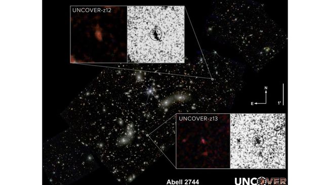 Teleskop James Webb menemukan dua galaksi terjauh dan tertua di alam semesta. Simak kondisi terkininya.