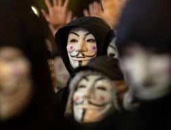 Geram Genosida di Gaza, Grup Hacker Anonymous Global Ancam PM Israel