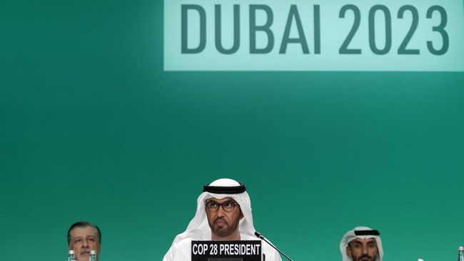 Presiden COP28 Sultan Al Jaber mendapat kecaman setelah menyatakan